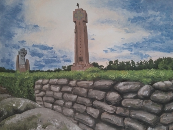 IJzertoren - acryl op doek (2016)